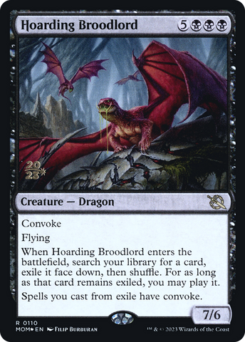 Hoarding Broodlord [March of the Machine Prerelease Promos] - The Mythic Store | 24h Order Processing