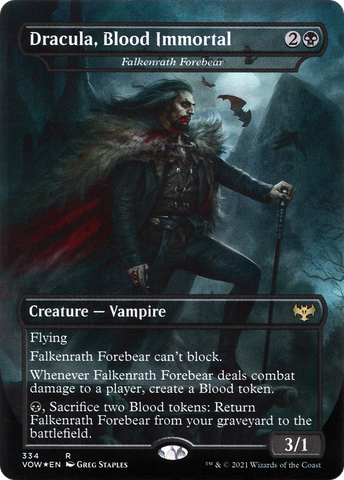 Falkenrath Forebear - Dracula, Blood Immortal [Innistrad: Crimson Vow] - The Mythic Store | 24h Order Processing