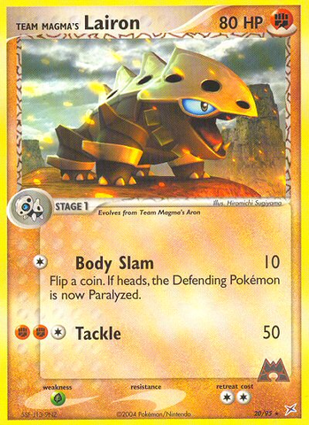 Team Magma's Lairon (20/95) [EX: Team Magma vs Team Aqua] - The Mythic Store | 24h Order Processing
