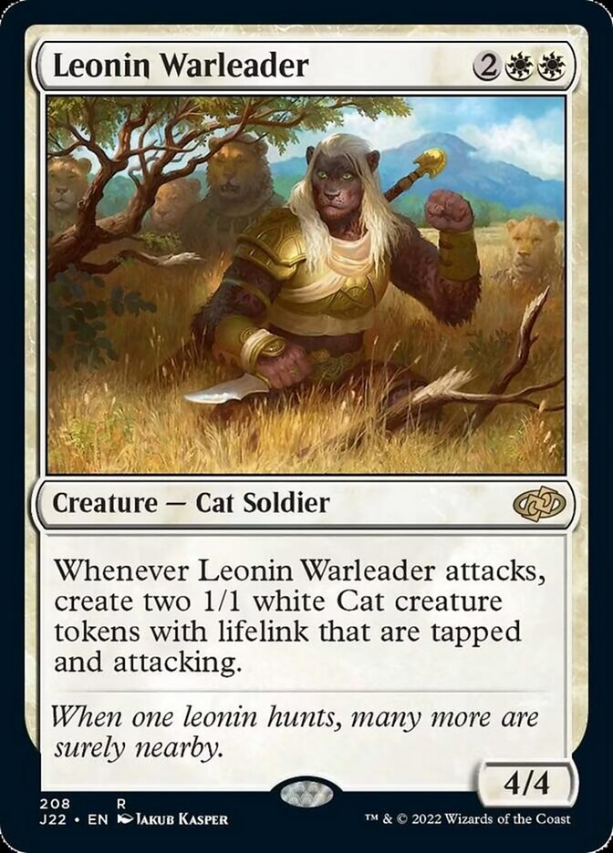 Leonin Warleader [Jumpstart 2022] - The Mythic Store | 24h Order Processing