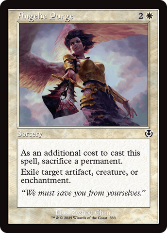 Angelic Purge (Retro Frame) [Innistrad Remastered] - The Mythic Store | 24h Order Processing