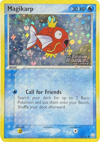 Magikarp (65/109) (Stamped) [EX: Team Rocket Returns] - The Mythic Store | 24h Order Processing