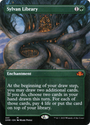 Sylvan Library (Borderless Alternate Art) [Dominaria Remastered] - The Mythic Store | 24h Order Processing
