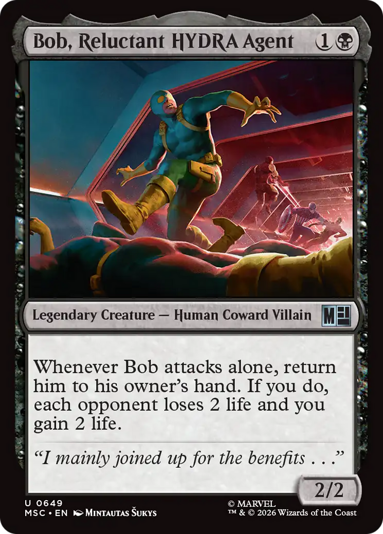 Bob, Reluctant HYDRA Agent [Marvel Super Heroes Commander] - The Mythic Store | 24h Order Processing