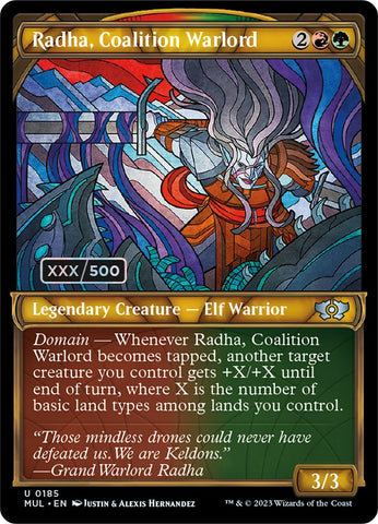 Radha, Coalition Warlord (Serialized) [Multiverse Legends] - The Mythic Store | 24h Order Processing