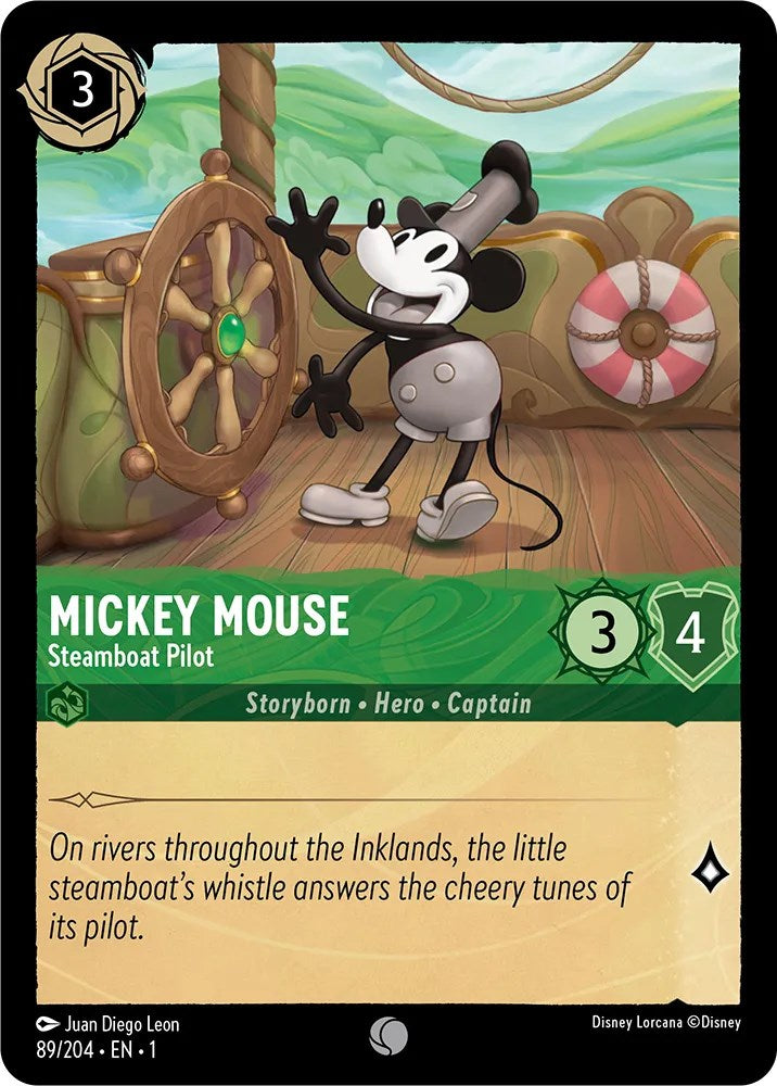 Mickey Mouse - Steamboat Pilot (89/204) [The First Chapter] - The Mythic Store | 24h Order Processing