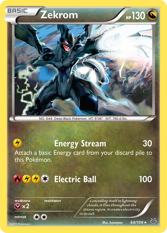 Zekrom (64/108) [XY: Roaring Skies] - The Mythic Store | 24h Order Processing