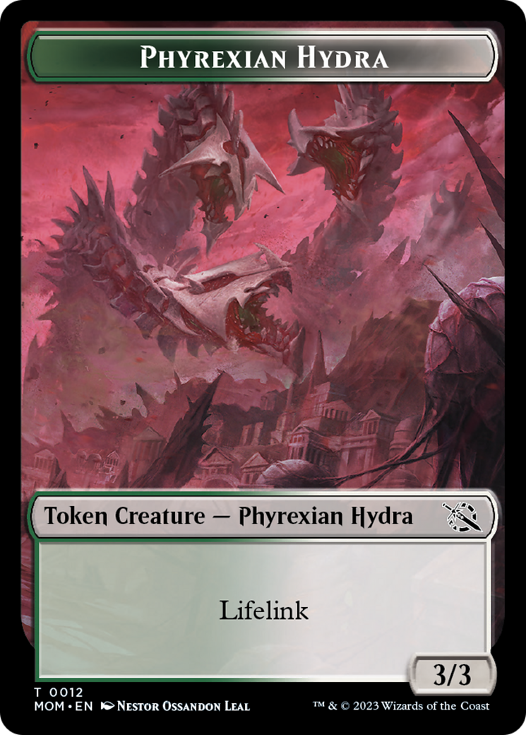 Elemental (9) // Phyrexian Hydra (12) Double-Sided Token [March of the Machine Tokens] - The Mythic Store | 24h Order Processing