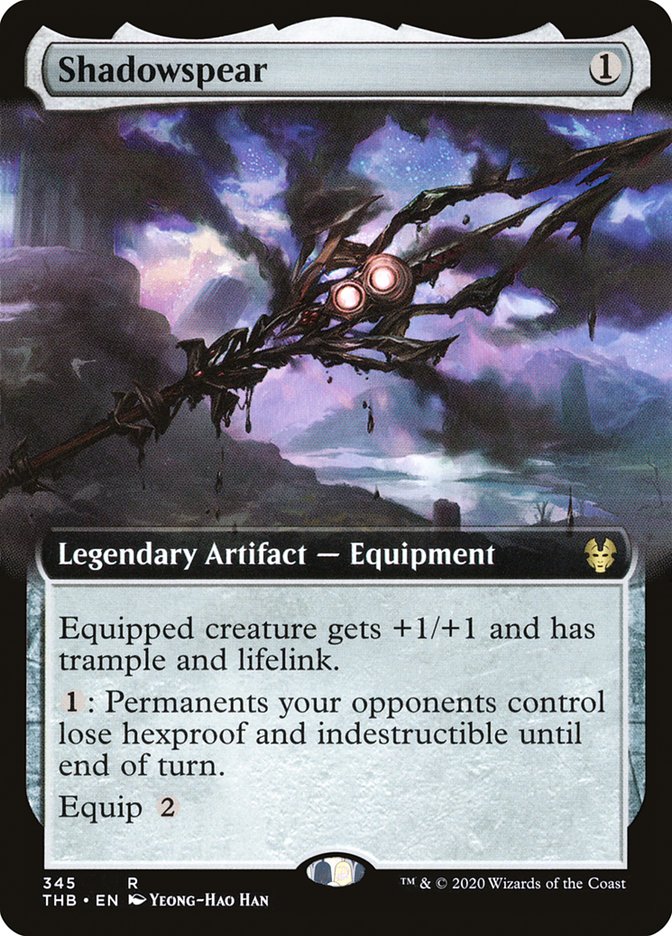 Shadowspear (Extended Art) [Theros Beyond Death] - The Mythic Store | 24h Order Processing