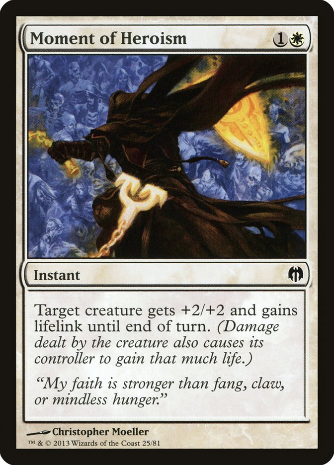 Moment of Heroism [Duel Decks: Heroes vs. Monsters] - The Mythic Store | 24h Order Processing