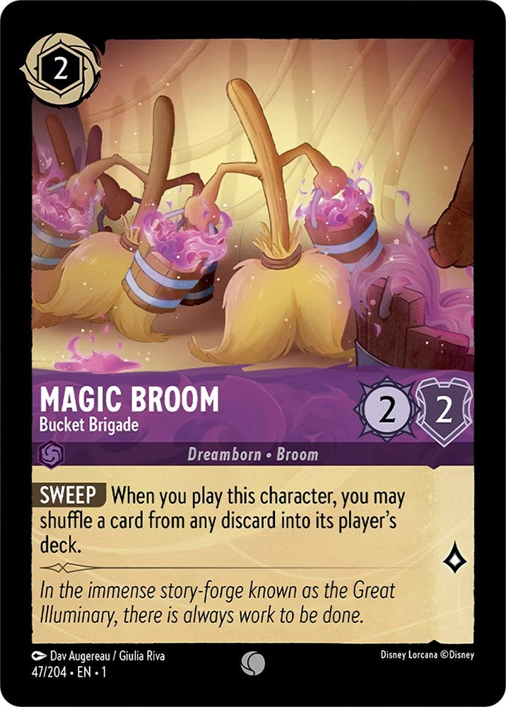 Magic Broom - Bucket Brigade (47/204) [The First Chapter] - The Mythic Store | 24h Order Processing