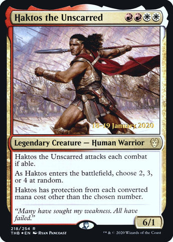 Haktos the Unscarred [Theros Beyond Death Prerelease Promos] - The Mythic Store | 24h Order Processing