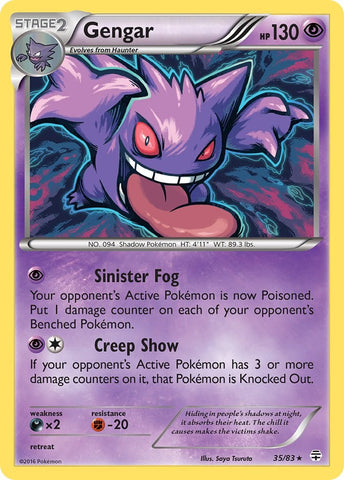 Gengar (35/83) (Cosmos Holo) [XY: Generations] - The Mythic Store | 24h Order Processing