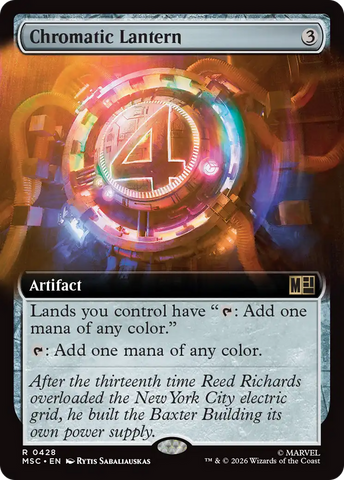Chromatic Lantern (Extended Art) [Marvel Super Heroes Commander] - The Mythic Store | 24h Order Processing