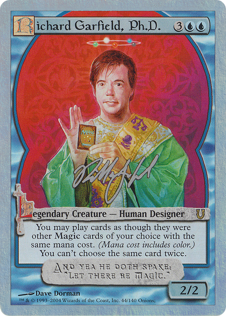 Richard Garfield, Ph.D. (Alternate Foil) [Unhinged] - The Mythic Store | 24h Order Processing