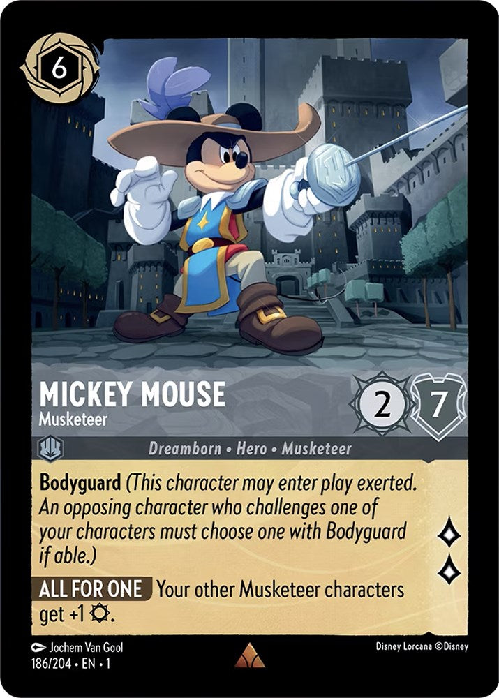 Mickey Mouse - Musketeer (186/204) [The First Chapter] - The Mythic Store | 24h Order Processing