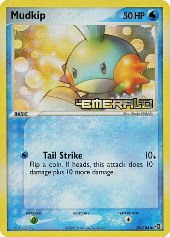 Mudkip (56/106) (Stamped) [EX: Emerald] - The Mythic Store | 24h Order Processing