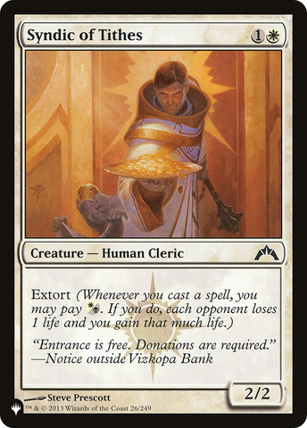 Syndic of Tithes [The List] - The Mythic Store | 24h Order Processing