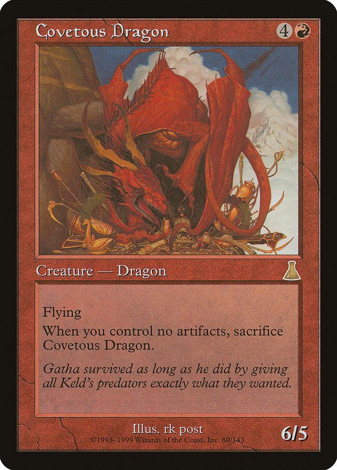 Covetous Dragon [Urza's Destiny] - The Mythic Store | 24h Order Processing