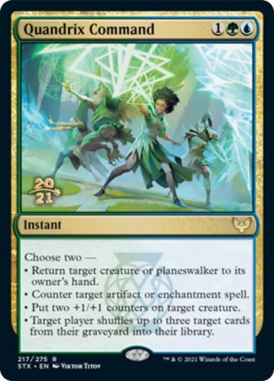 Quandrix Command [Strixhaven: School of Mages Prerelease Promos] - The Mythic Store | 24h Order Processing