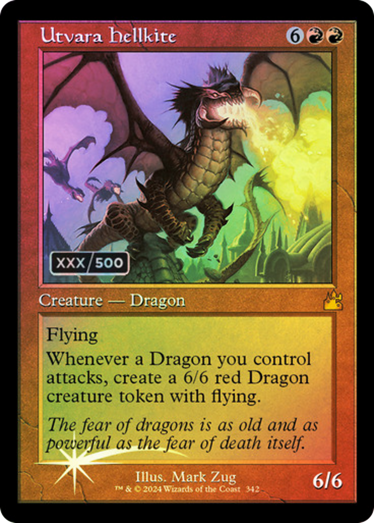 Utvara Hellkite (Retro) (Serialized) [Ravnica Remastered] - The Mythic Store | 24h Order Processing