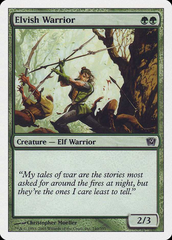 Elvish Warrior [Ninth Edition] - The Mythic Store | 24h Order Processing