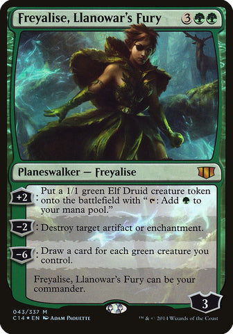 Freyalise, Llanowar's Fury (Oversized) [Commander 2014 Oversized] - The Mythic Store | 24h Order Processing