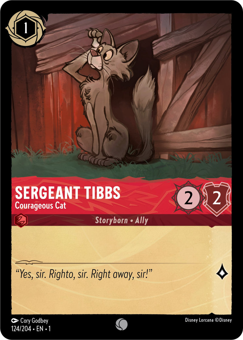 Sergeant Tibbs - Courageous Cat (124/204) [The First Chapter] - The Mythic Store | 24h Order Processing