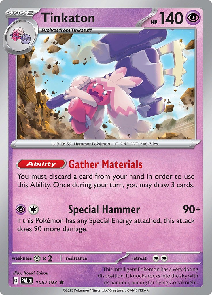 Tinkaton (105/193) [Scarlet & Violet: Paldea Evolved] - The Mythic Store | 24h Order Processing