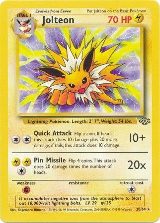 Jolteon (20/64) [Jungle Unlimited] - The Mythic Store | 24h Order Processing