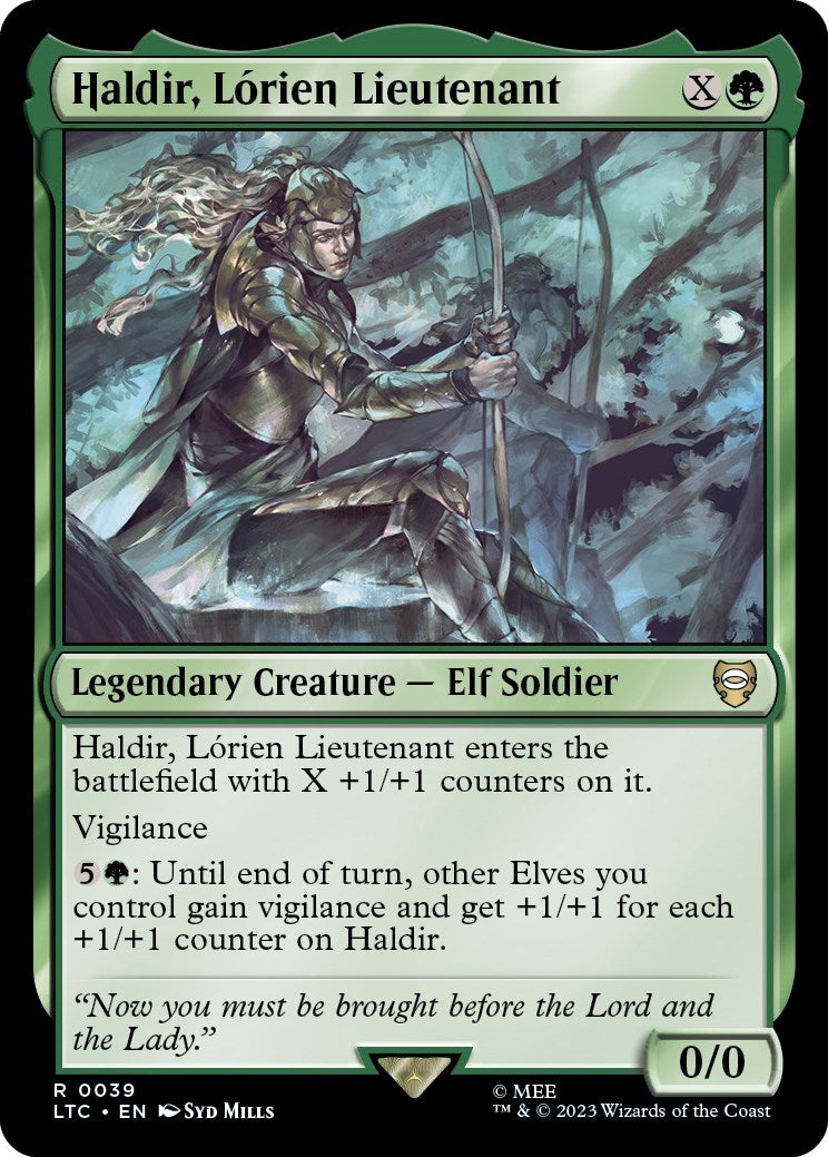 Haldir, Lorien Lieutenant [The Lord of the Rings: Tales of Middle-Earth Commander] - The Mythic Store | 24h Order Processing