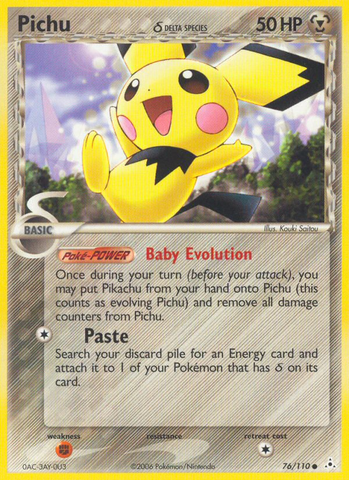 Pichu (76/110) (Delta Species) [EX: Holon Phantoms] - The Mythic Store | 24h Order Processing