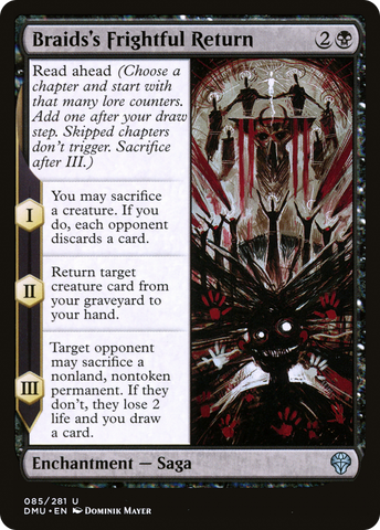 Braids's Frightful Return [Dominaria United] - The Mythic Store | 24h Order Processing