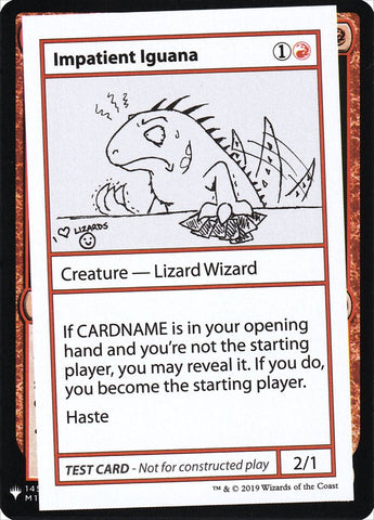Impatient Iguana [Mystery Booster Playtest Cards] - The Mythic Store | 24h Order Processing