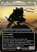 Leonardo, Sewer Samurai (Borderless) [Teenage Mutant Ninja Turtles] - The Mythic Store | 24h Order Processing