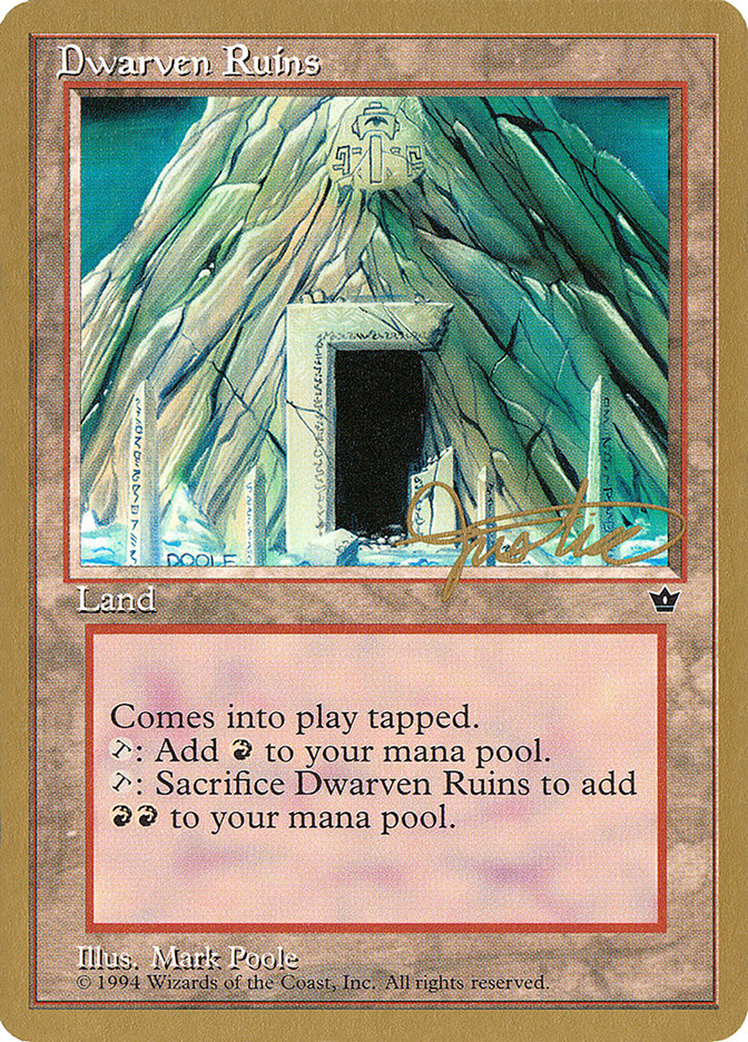 Dwarven Ruins (Mark Justice) [Pro Tour Collector Set] - The Mythic Store | 24h Order Processing