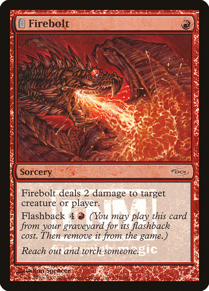 Firebolt [Friday Night Magic 2007] - The Mythic Store | 24h Order Processing