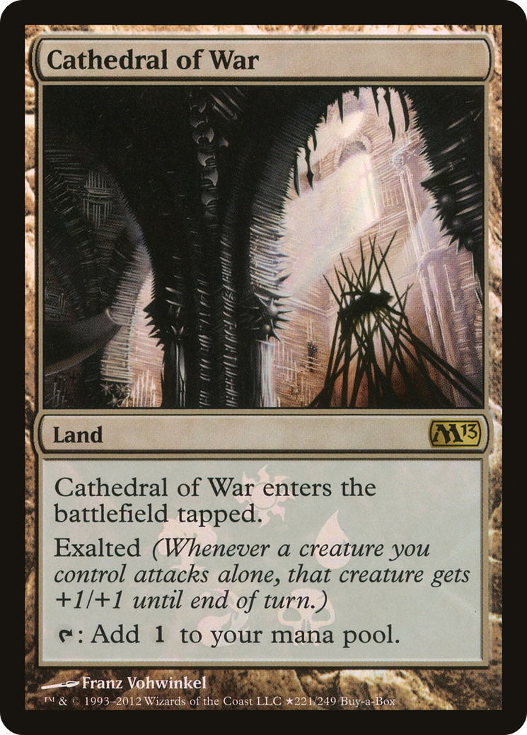 Cathedral of War (Buy-A-Box) [Magic 2013 Promos] - The Mythic Store | 24h Order Processing