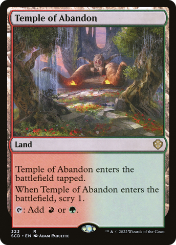 Temple of Abandon [Starter Commander Decks] - The Mythic Store | 24h Order Processing