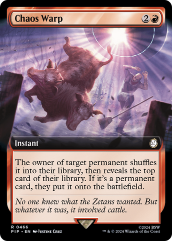 Chaos Warp (Extended Art) [Fallout] - The Mythic Store | 24h Order Processing