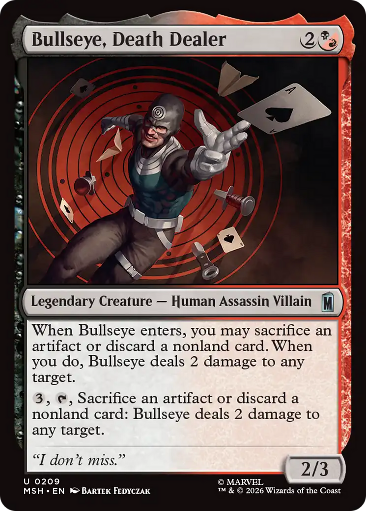 Bullseye, Death Dealer [Marvel Super Heroes] - The Mythic Store | 24h Order Processing