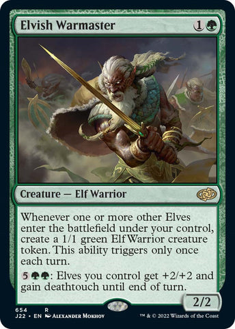 Elvish Warmaster [Jumpstart 2022] - The Mythic Store | 24h Order Processing