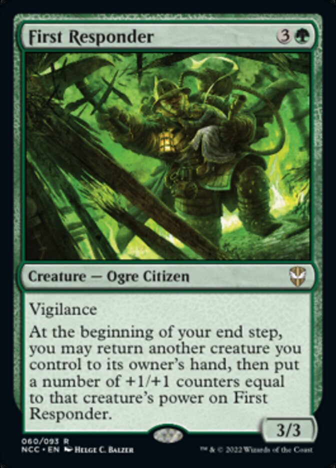 First Responder [Streets of New Capenna Commander] - The Mythic Store | 24h Order Processing