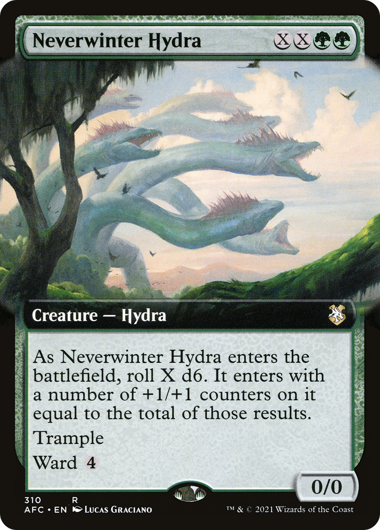 Neverwinter Hydra (Extended Art) [Dungeons & Dragons: Adventures in the Forgotten Realms Commander] - The Mythic Store | 24h Order Processing