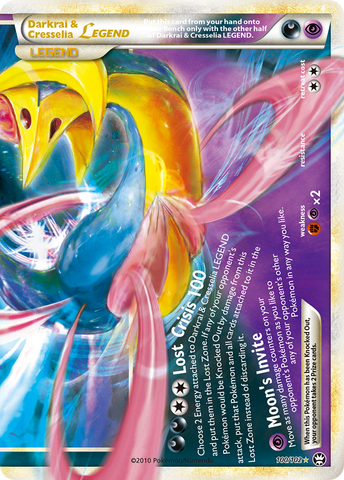 Darkrai & Cresselia LEGEND (100/102) [HeartGold & SoulSilver: Triumphant] - The Mythic Store | 24h Order Processing