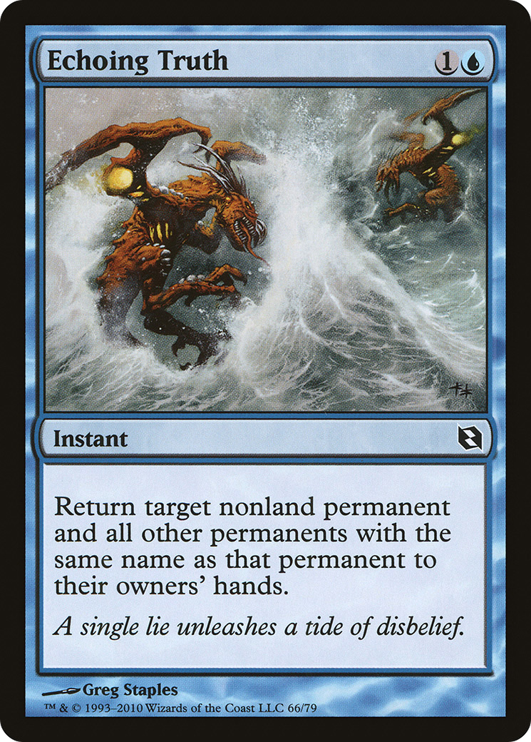 Echoing Truth [Duel Decks: Elspeth vs. Tezzeret] - The Mythic Store | 24h Order Processing