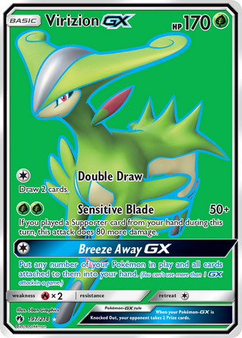 Virizion GX (197/214) [Sun & Moon: Lost Thunder] - The Mythic Store | 24h Order Processing
