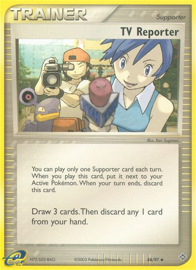 TV Reporter (88/97) [EX: Dragon] - The Mythic Store | 24h Order Processing