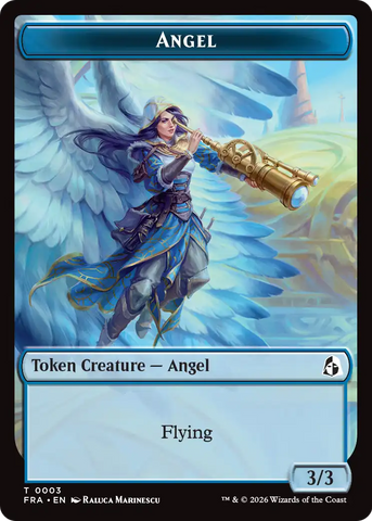 Angel (0003) // Beast Double-Sided Token [Reality Fracture Tokens] - The Mythic Store | 24h Order Processing