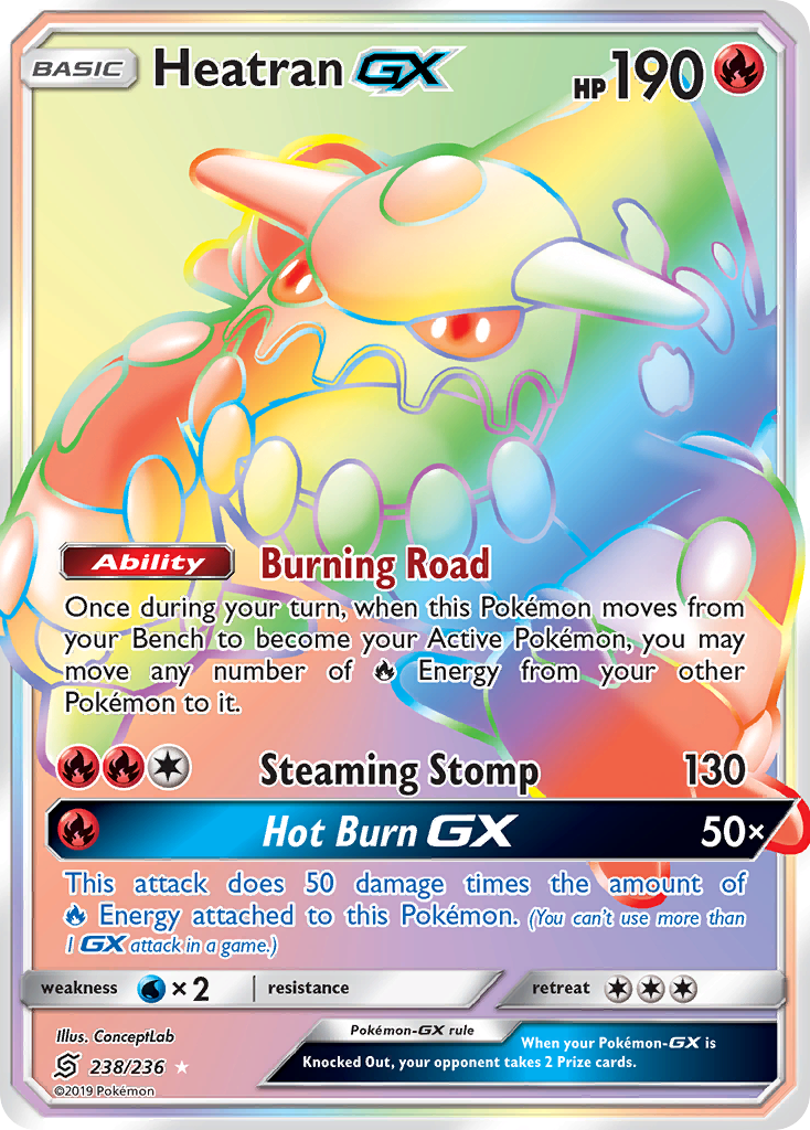 Heatran GX (238/236) [Sun & Moon: Unified Minds] - The Mythic Store | 24h Order Processing